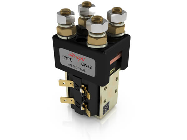 SW82-3 Albright 100A/100A 24V INT 2-pole 1-throw Contactor