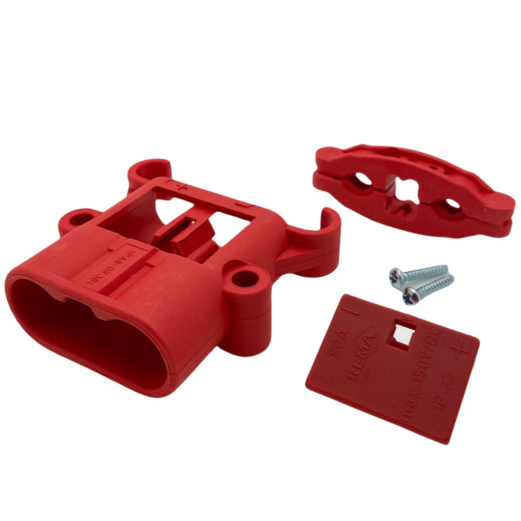 REMA 108719/7542704 DIN 80 A plug housing red (cable clamp, locking device) -