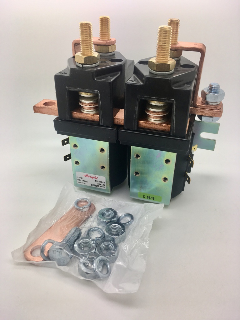 SW202-16 Albright Double Acting Motor Reversing Solenoid 24V Co